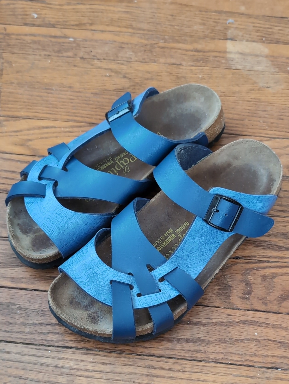 Birkenstock Papillio Blue Strappy Sandals